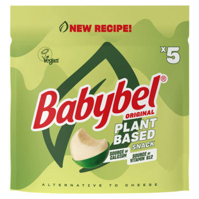 Babybel Plant-Based Vegan Snacks 5 x 20g - British product
