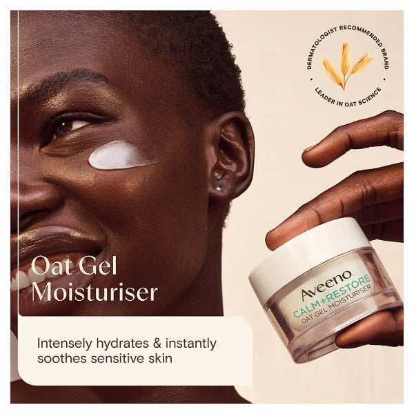 Aveeno Face Calm + Restore Oat Gel Moisturiser 50ml - British product