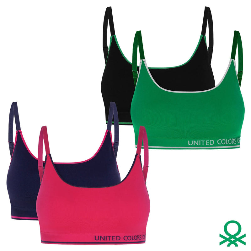 United Colors of Benetton Seamless Bra 2 Pack (British brand)