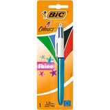 BIC 4 Colours Metallic Shine ballpoint pen Pack of 1 - British product