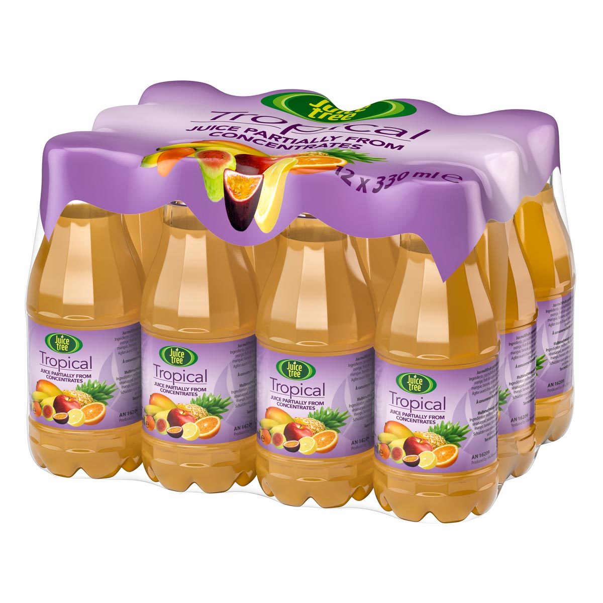 Juice Tree Tropical Juice 12 x 330ml, UK version