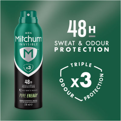 Mitchum Men Pure Energy Antiperspirant Spray 200ml