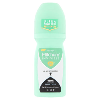 Mitchum Pure Fresh roll-on antiperspirant deodorant 100ml, imported from the UK