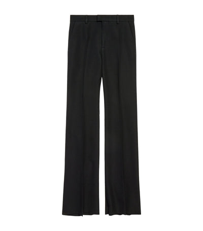 Balenciaga Wool Flared Trousers