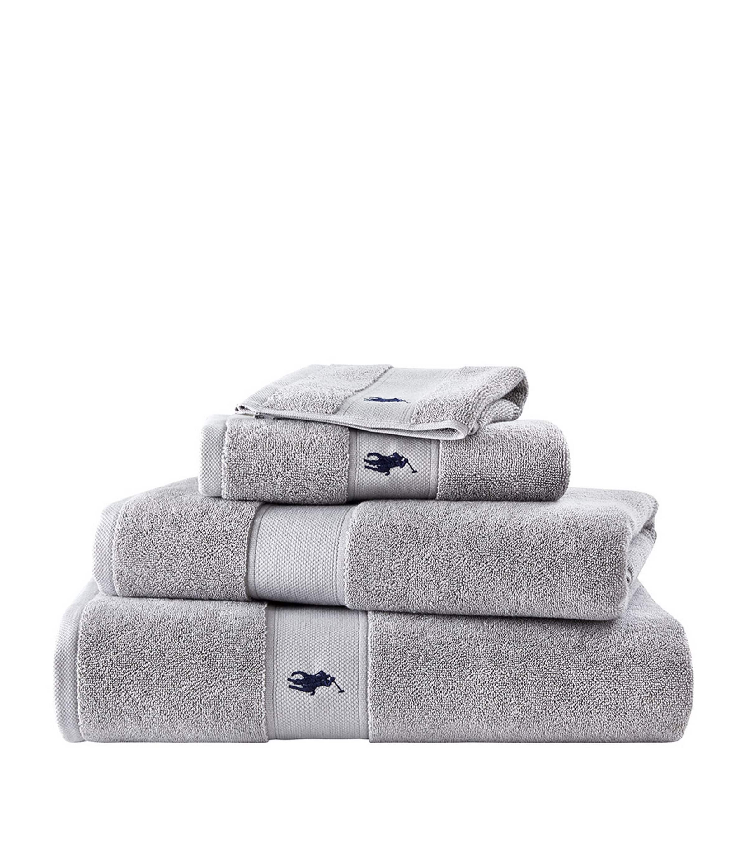 Ralph Lauren Polo Player bath towel 70cm x 140cm, imported from the UK