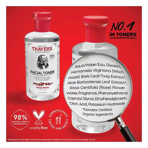 Thayers Facial Toner Rose Petal (British brand)