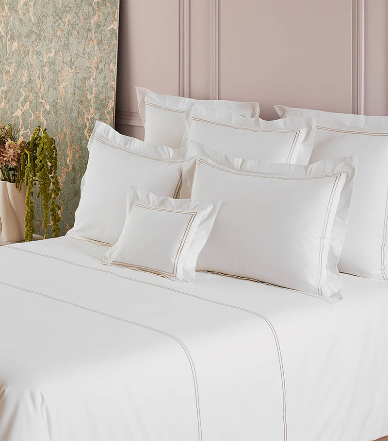 Yves Delorme Organic Cotton Duo Standard Oxford Pillowcase 50cm x 75cm (British brand)