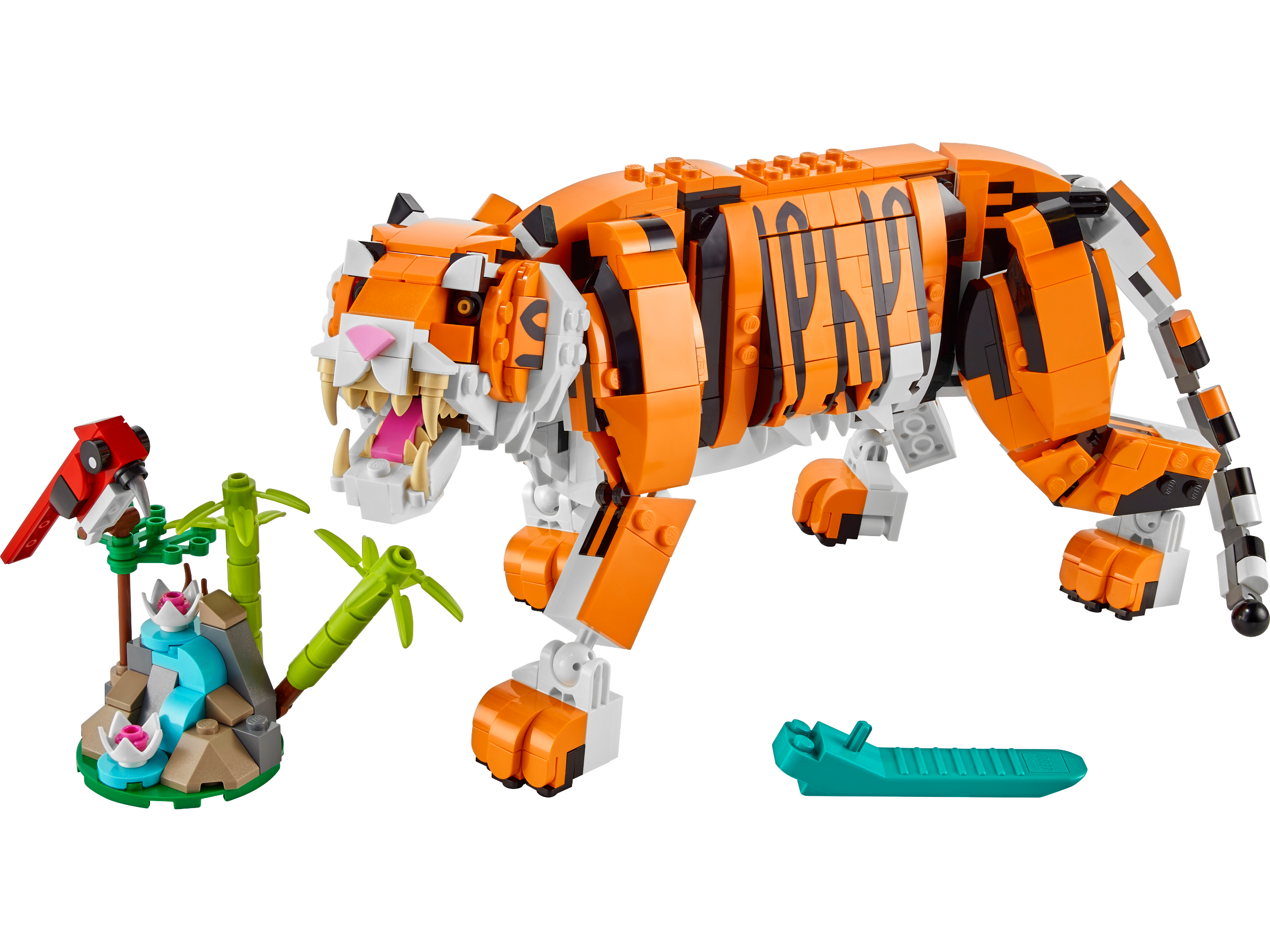 LEGO Majestic Tiger 3-in-1 Animal Building Set 755 Pieces, imported from the UK