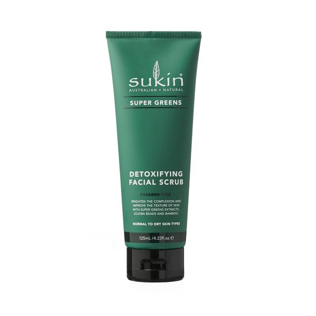 Sukin Super Greens Detoxifying Facial Scrub   125ml GOODS M&S   