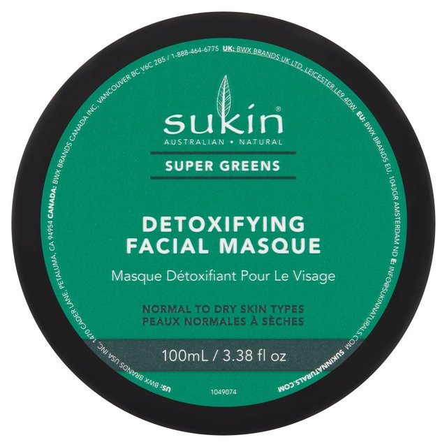 Sukin Super Greens Detoxifying Facial Masque   100ml GOODS M&S   