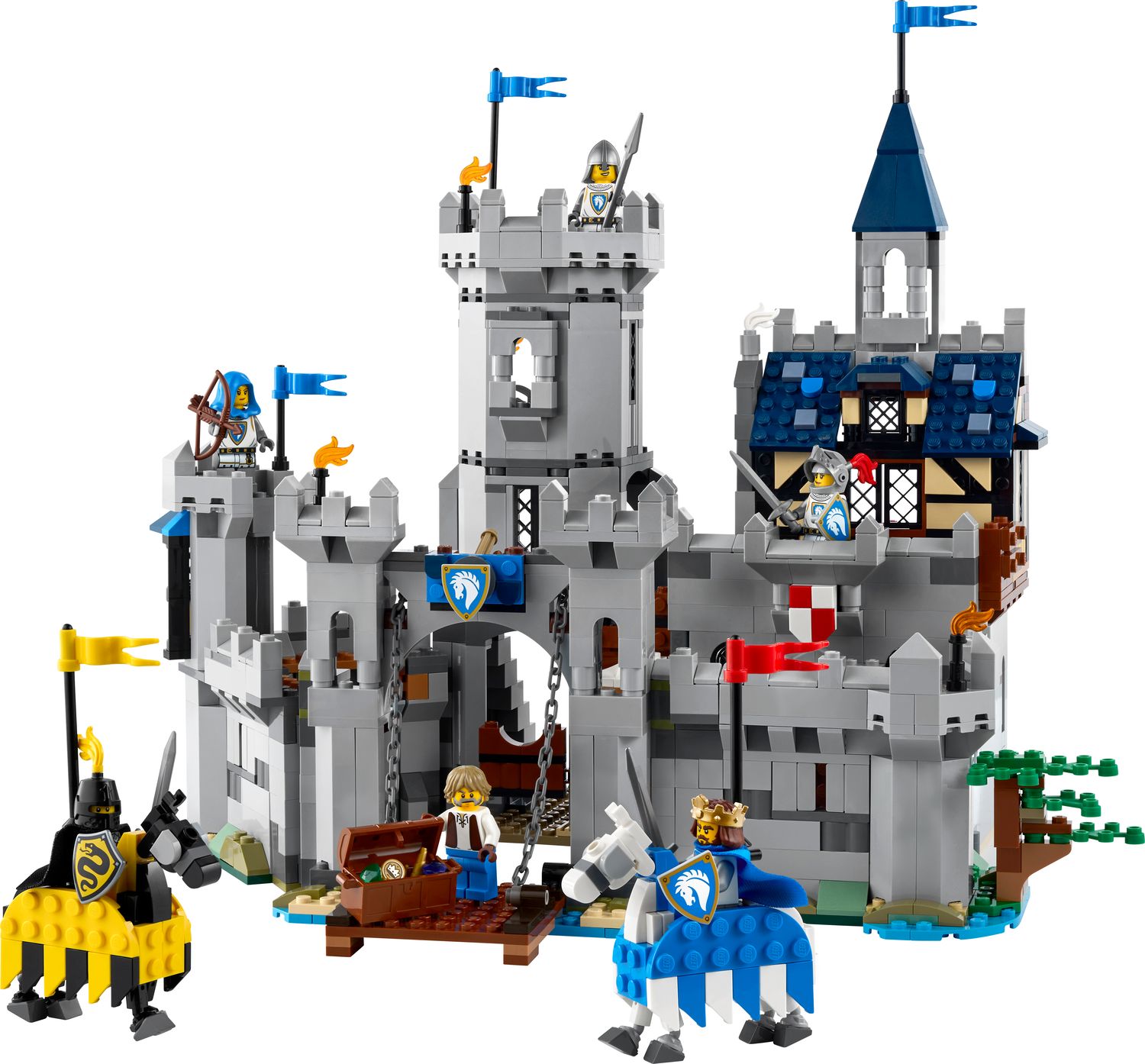 LEGO Creator Medieval Horse Knight Castle 1371 Pieces (British brand)