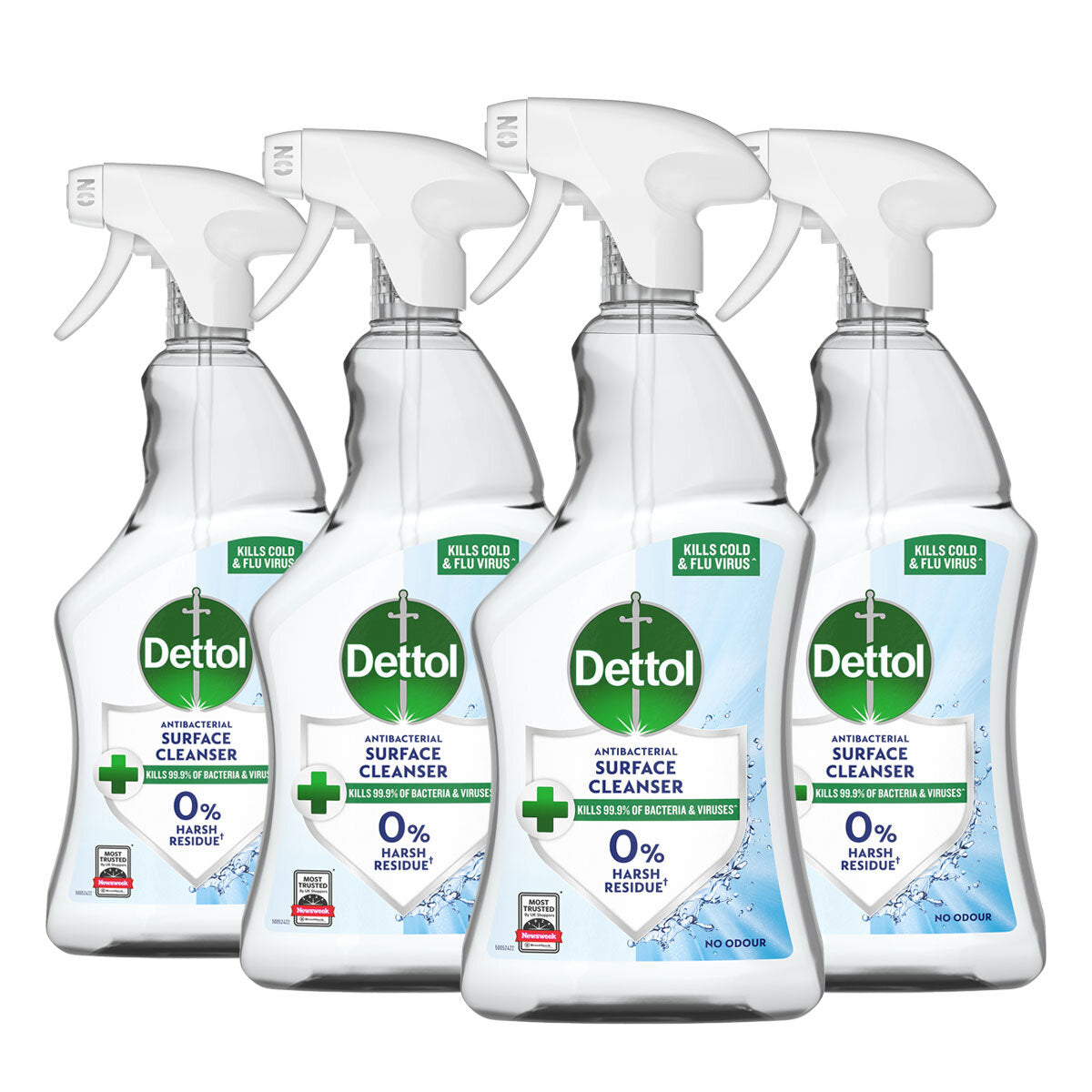 Dettol antibacterial surface cleanser 4 x 750ml - British product