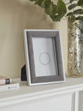 Grey Velvet Picture Frame