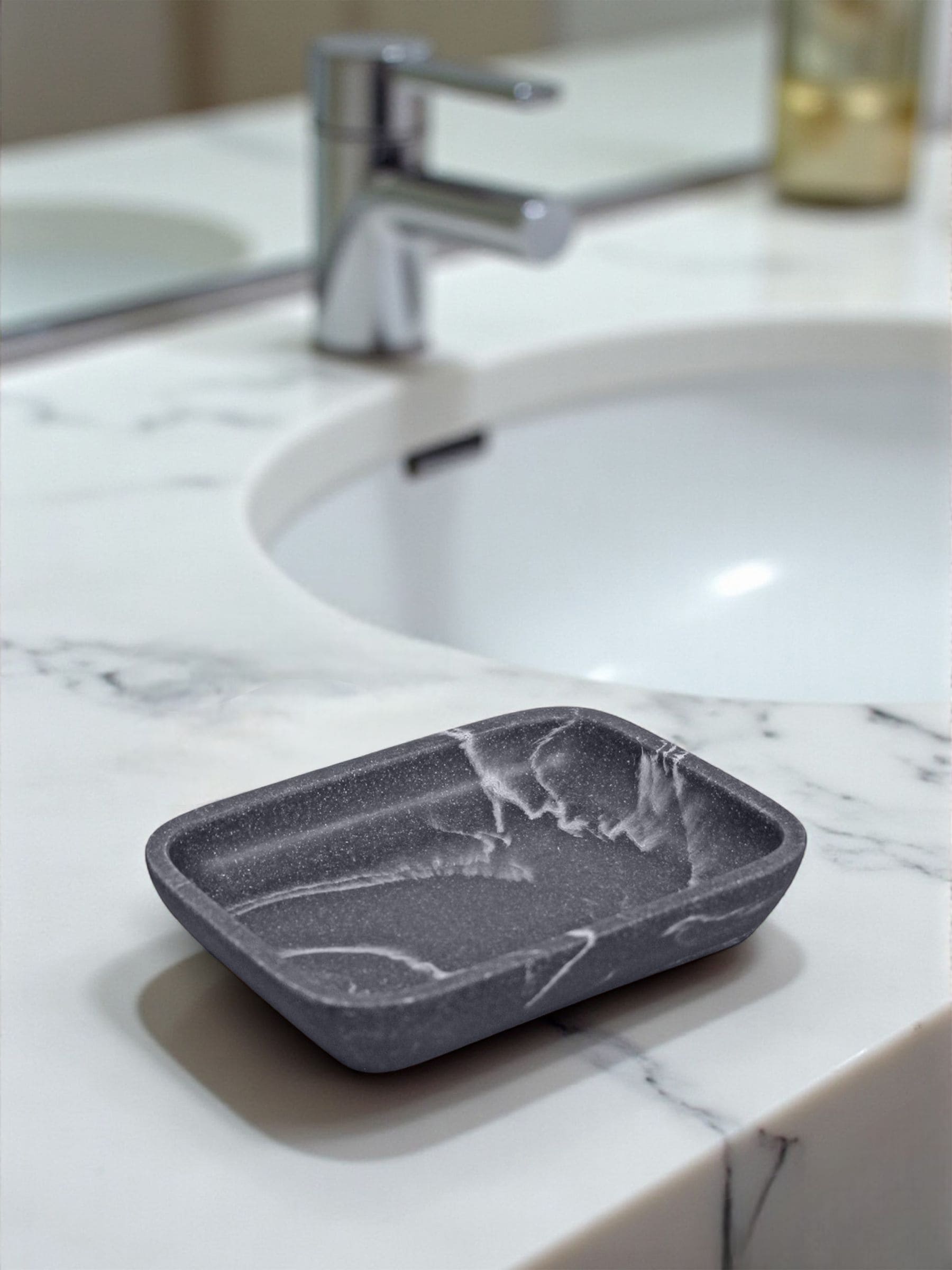 Showerdrape Octavia Grey bathroom accessory set (British brand)
