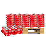 Coca Cola Barcoded Cans 24 x 330ml 100 Units Pallet Deal