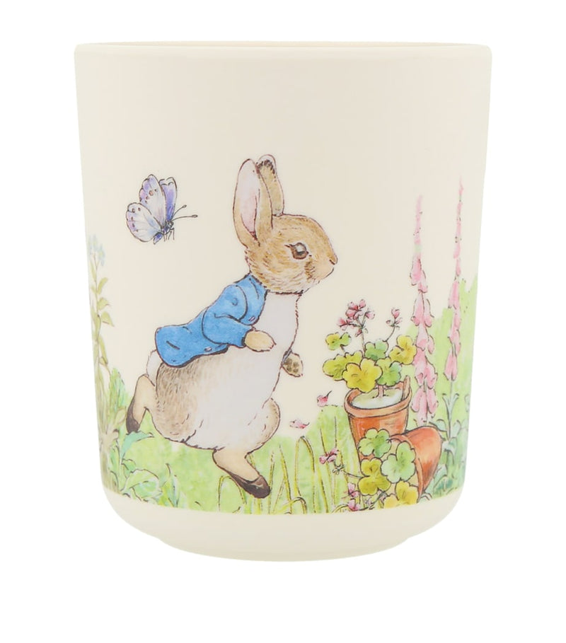 Set of 6 Melamine Peter Rabbit Illustrated Cups 220ml