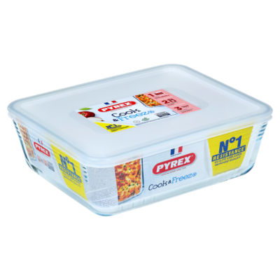 Pyrex Cook & Freez Glassoppbevaringsboks 4L