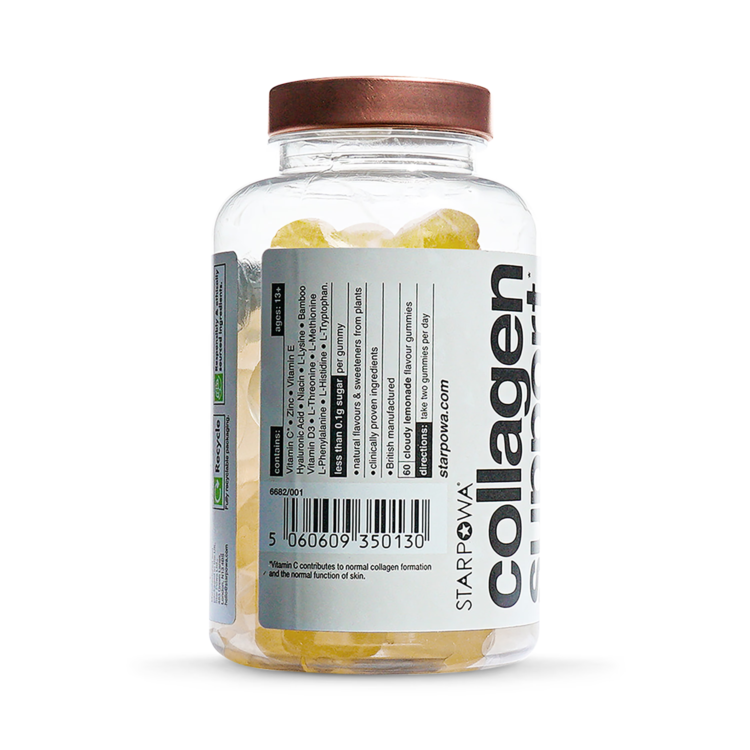 Starpowa Vegan Collagen Support 60 Gummies (British brand)