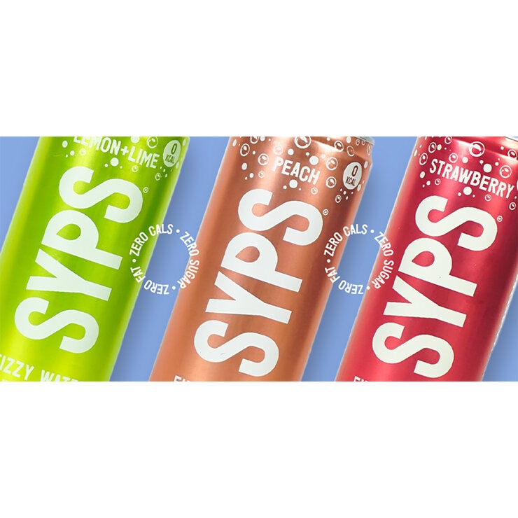 SYPS Fizzy Water Lemon & Lime 12 x 330ml (British brand)