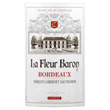 Calvet La Fleur Baron Bordeaux Merlot-Cabernet Sauvignon red wine 75cl - British product