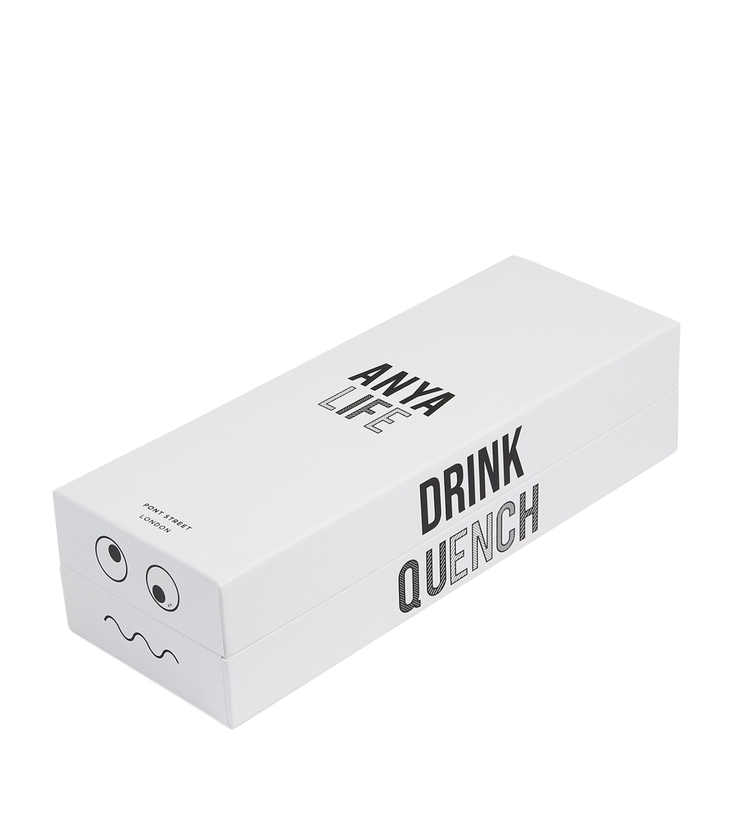 Anya Hindmarch insulated stainless steel water bottle with Eyes motif 500ml - British product