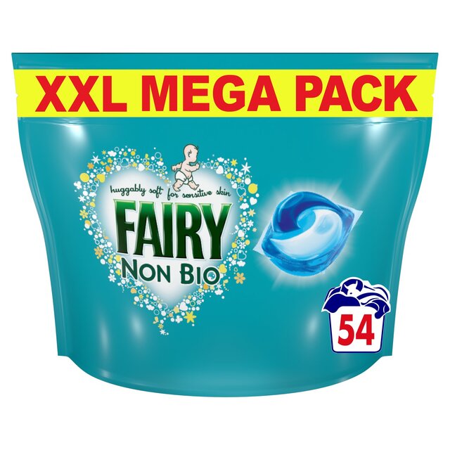 Fairy Non Bio Pods Washing Liquid Capsules For Sensitive Skin 2 x 54 Wash   2 x 54 per pack - McGrocer