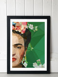 East End Prints Black Frida Crop by Studio Cockatoo Black Framed Print