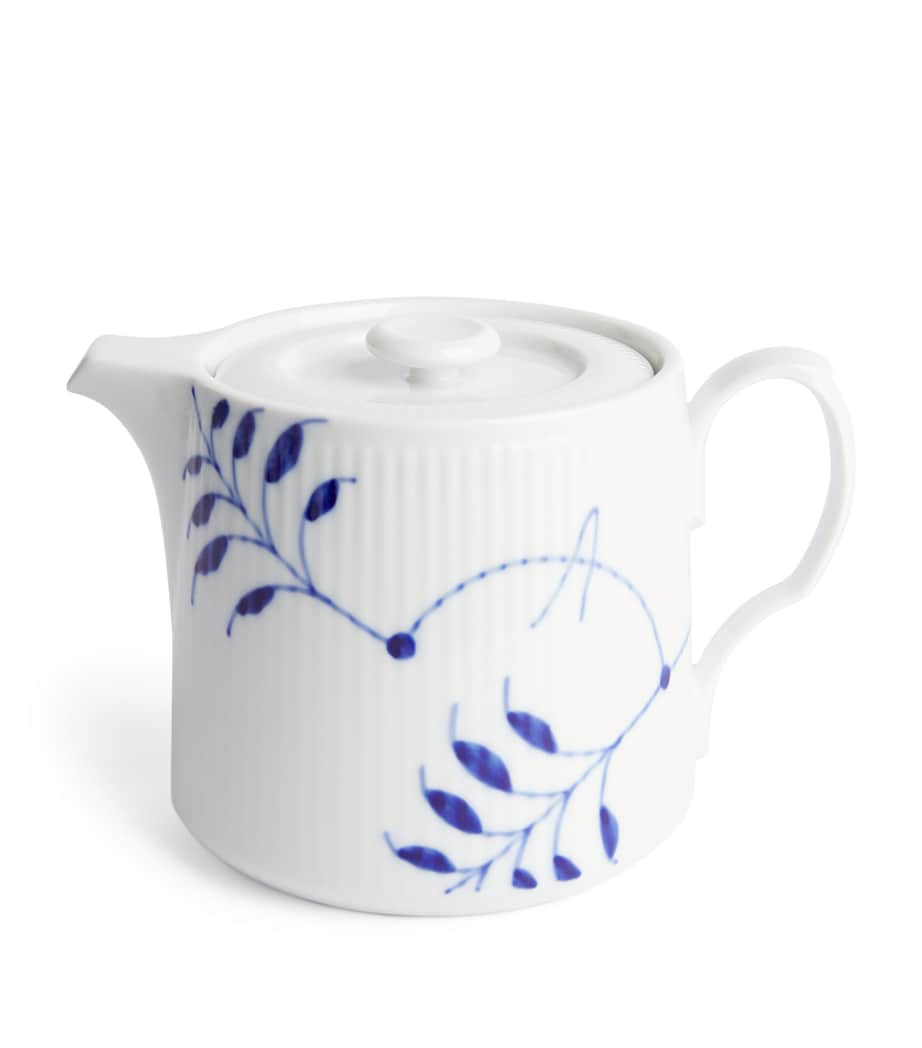 Royal Copenhagen Blue Fluted Mega Teapot (British brand)