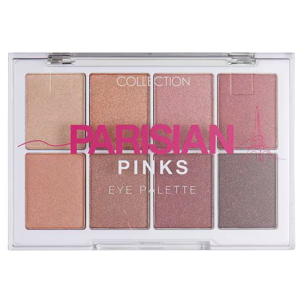 Collection Eyeshadow Palette Parisian Pinks 8 shades - British product