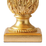 Gold Pineapple Table Lamp Black Satin Shade 51cm, UK version