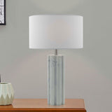 Erebus marble effect table lamp - British product