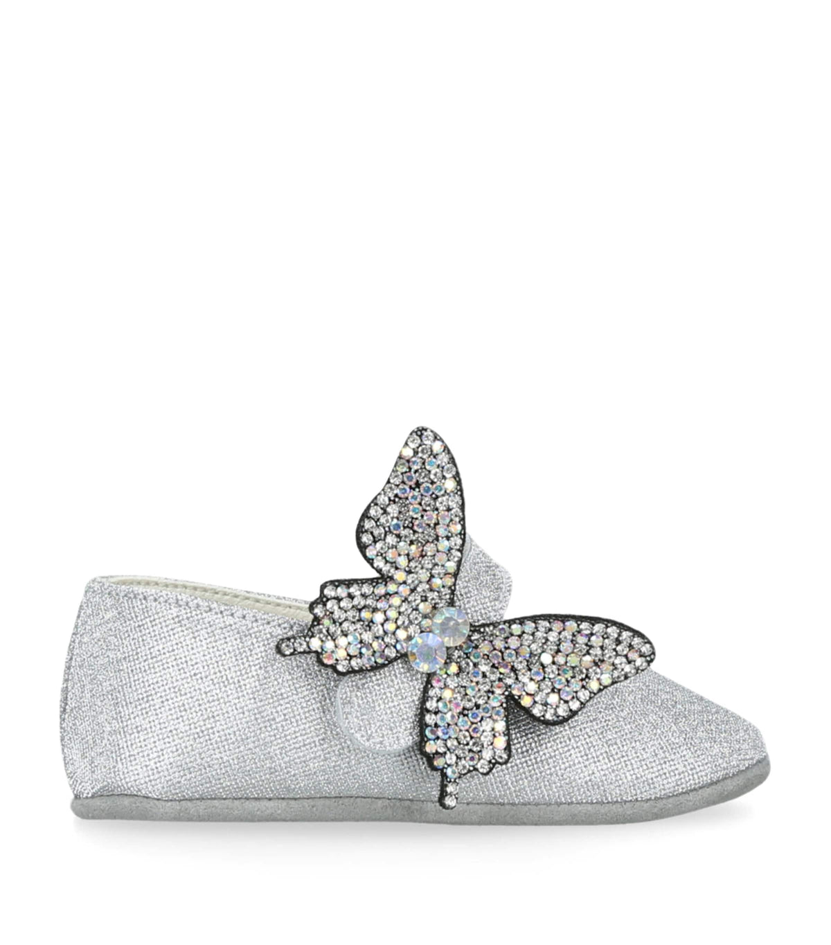 BabyWalker crystal butterfly ballet flats - British product