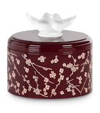 Lalique Fleurs de Cerisier decorative box, UK version