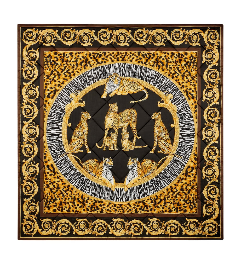 Versace Wool Wild Cats Throw (British brand)