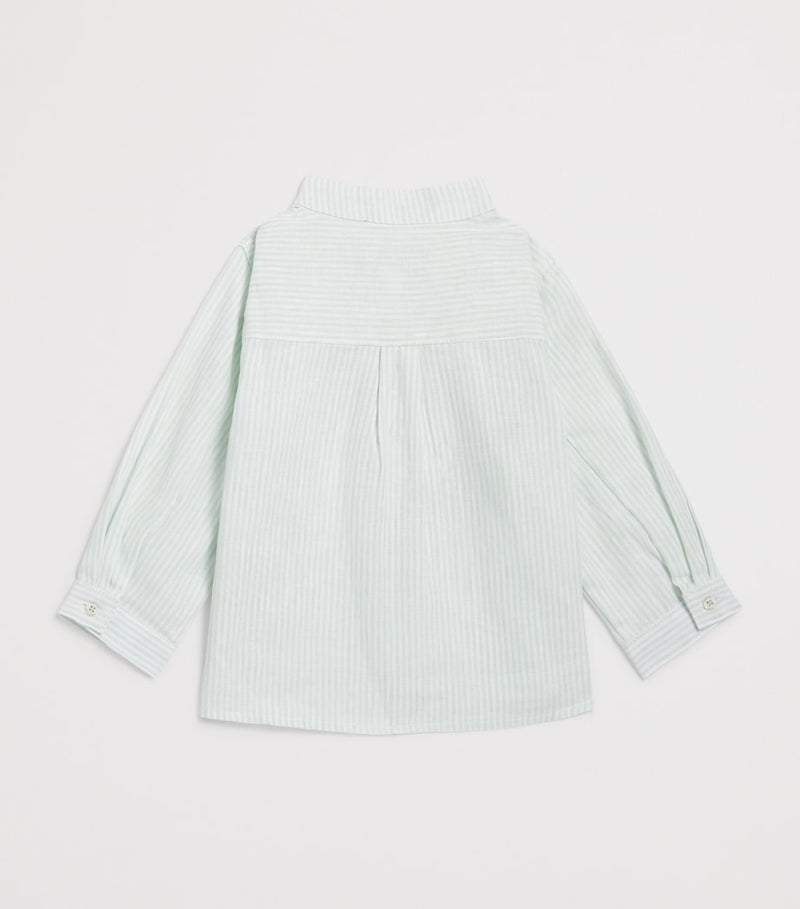 Tartine et Chocolat linen-cotton stripe shirt for children 3 months to 4 years (British brand)