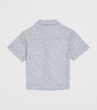 Off-White Kids Logo Bowling Shirt 4-12+ Years, imported from the UK