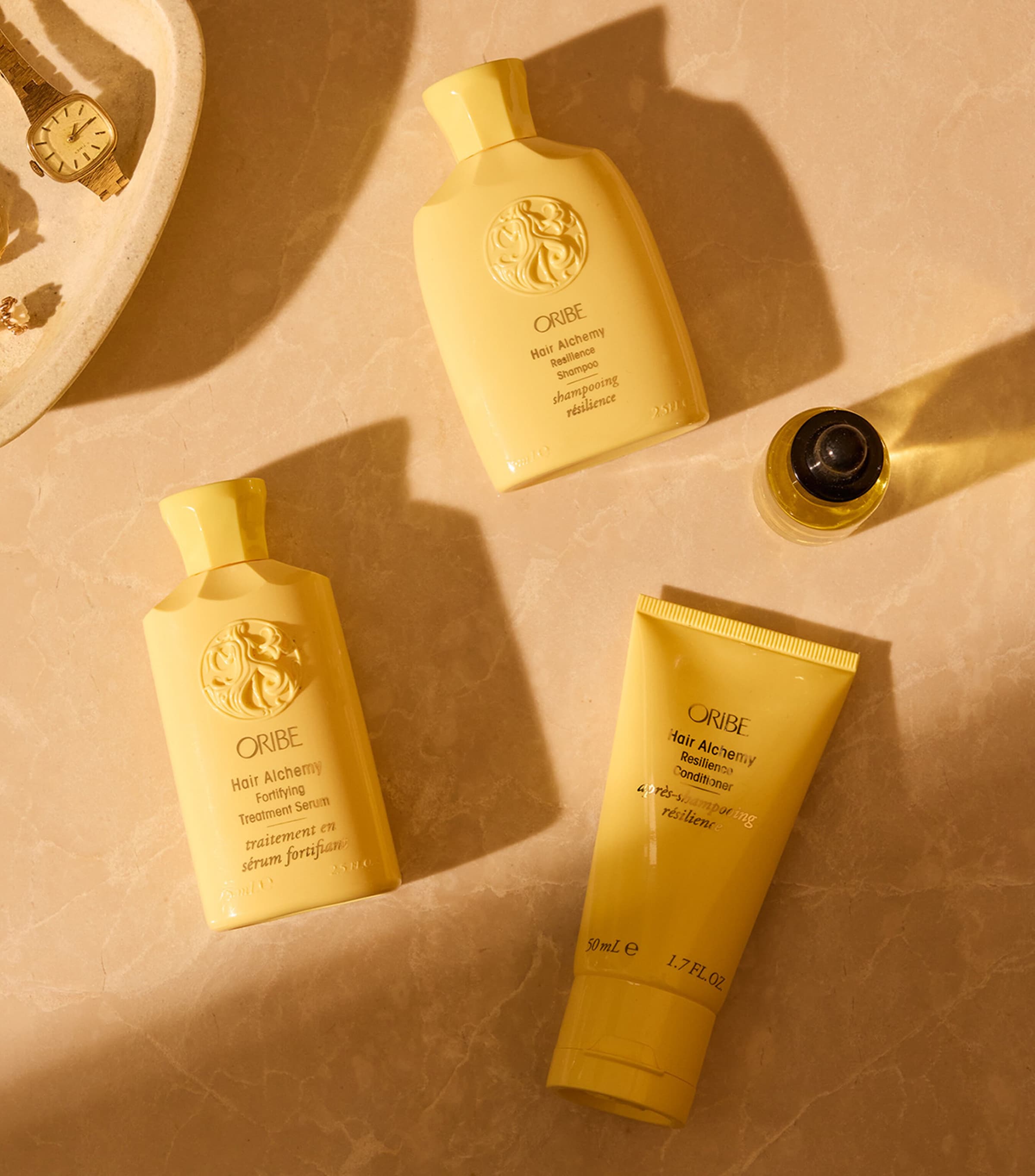 Oribe Hair Alchemy Resilience Travel Size Shampoo 75ml, imported from the UK