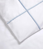 Yves Delorme Athena Celeste Super King duvet cover 260cm x 220cm (British brand)
