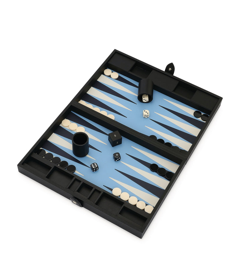 Smythson Leather Panama Backgammon Case