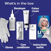 LIVE Platinum Blonde B15 hair dye kit 60ml, imported from the UK