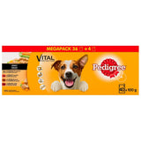 Pedigree Variety Pouch in Gravy wet dog food 40 x 100g, imported from the UK