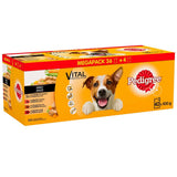Pedigree Variety Pouch in Gravy wet dog food 40 x 100g, imported from the UK