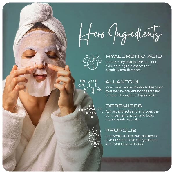The Perfect Cosmetics Company sheet mask 3-pack, imported from the UK