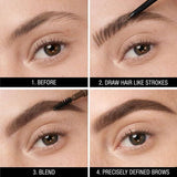 Maybelline Brow Pencil Medium Brown, imported from the UK