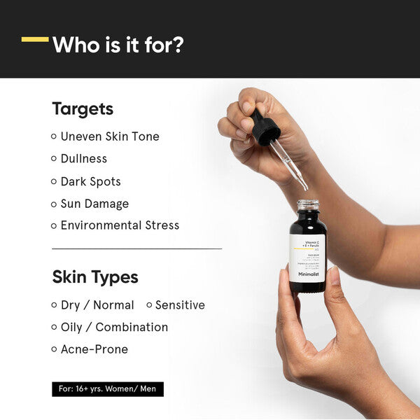 Minimalist Vitamin C Serum 16%, imported from the UK
