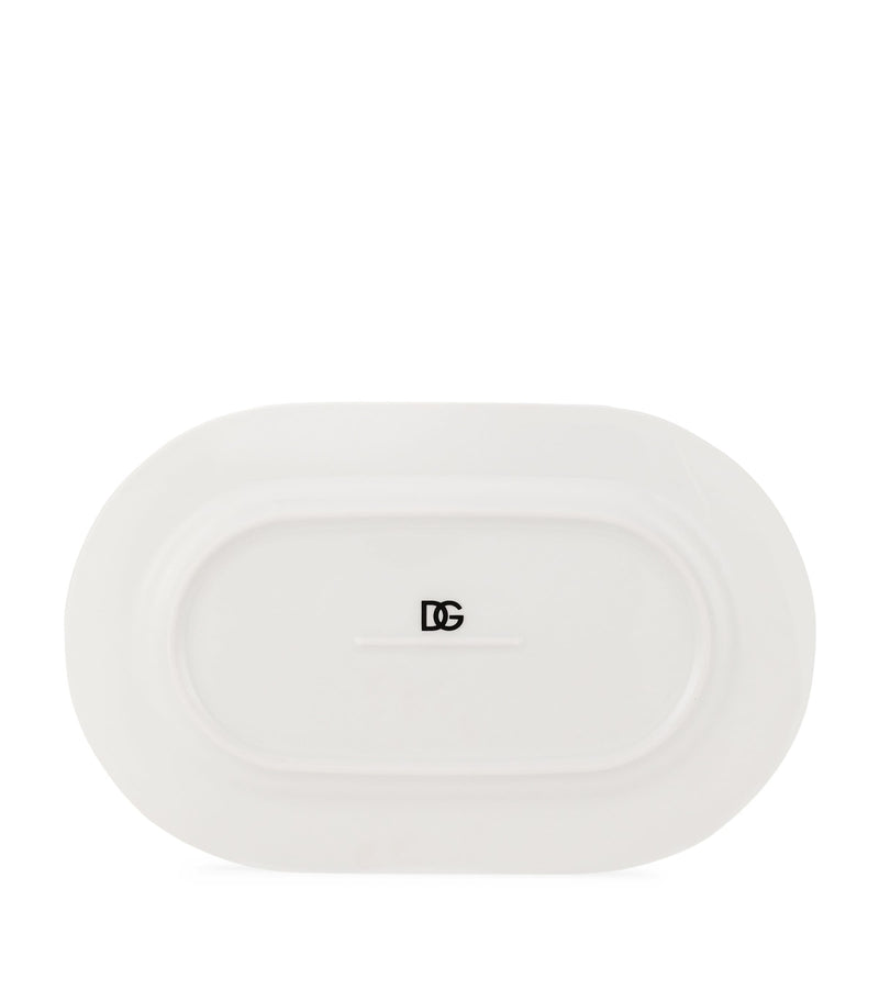 Dolce&Gabbana porcelain serving plate with DG logo 45.5cm - British product