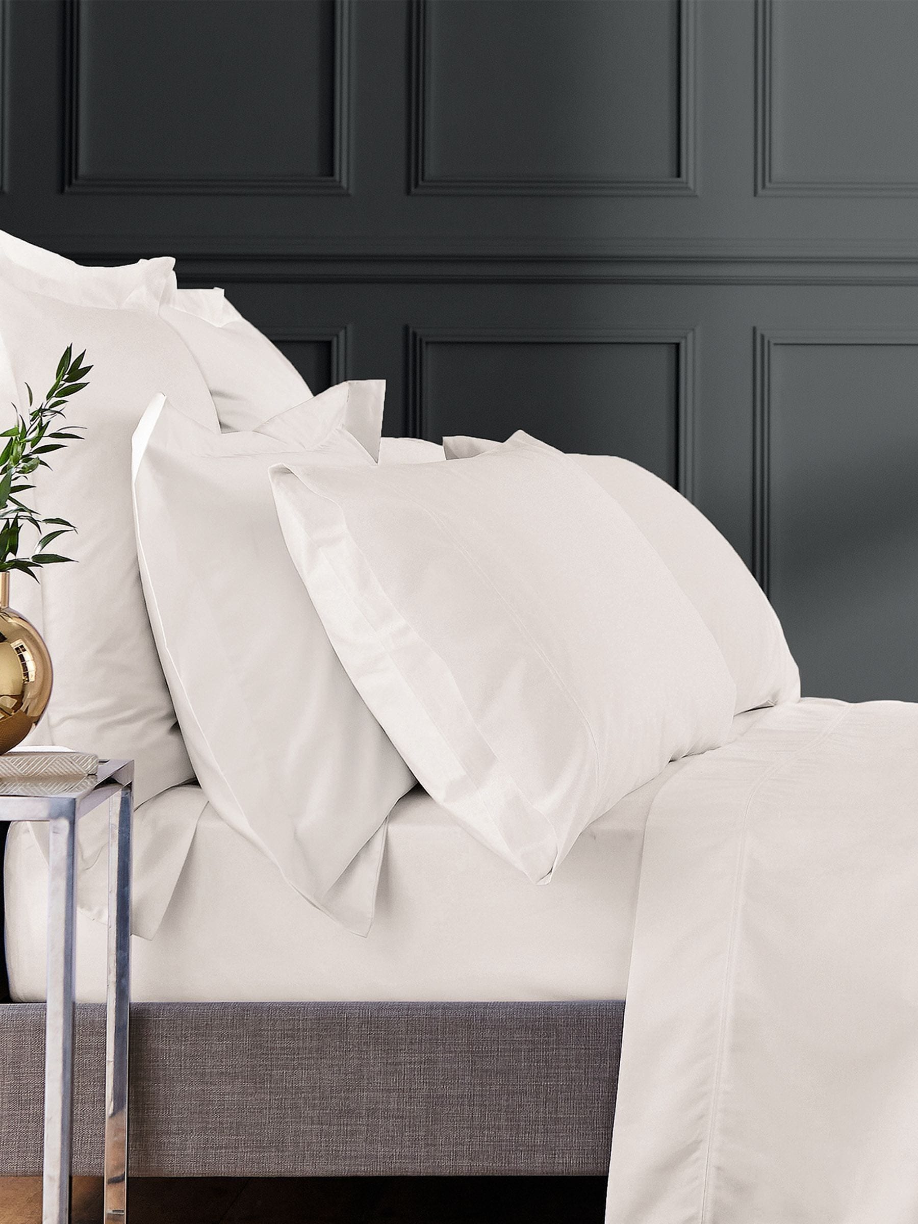 Bedeck Of Belfast cream flat sheet - British product
