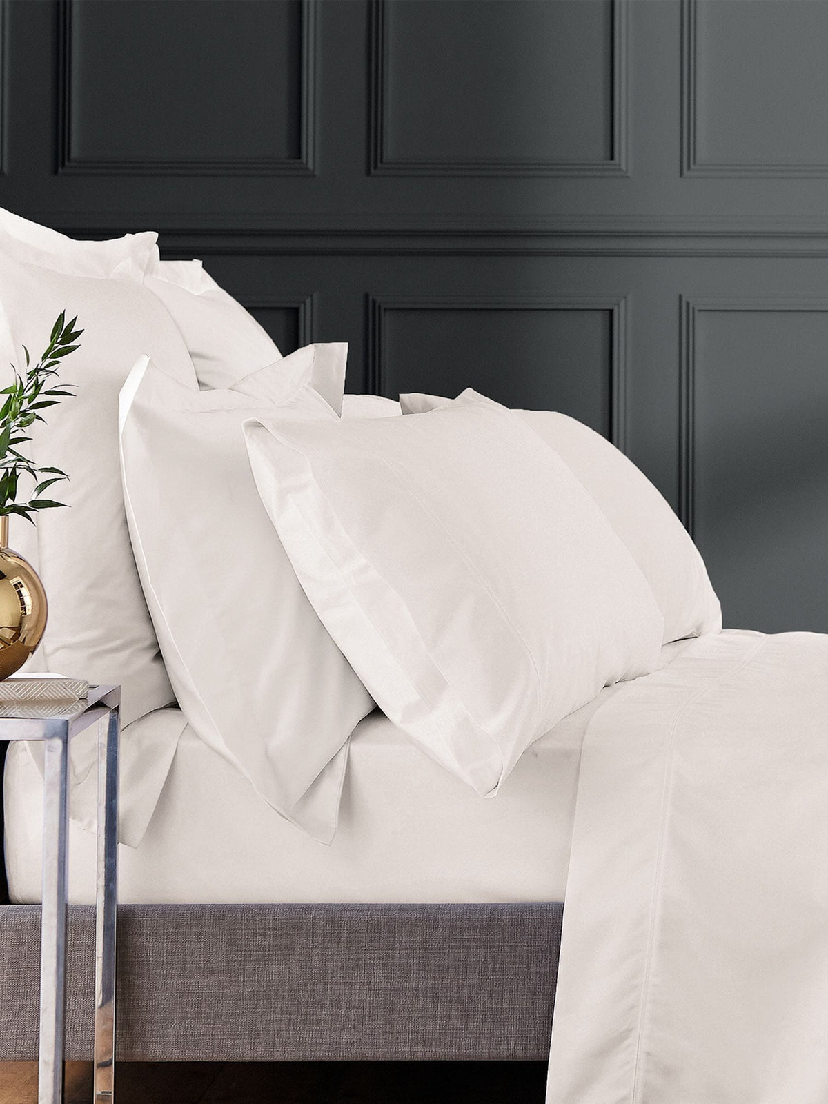 Bedeck Of Belfast cream flat sheet - British product