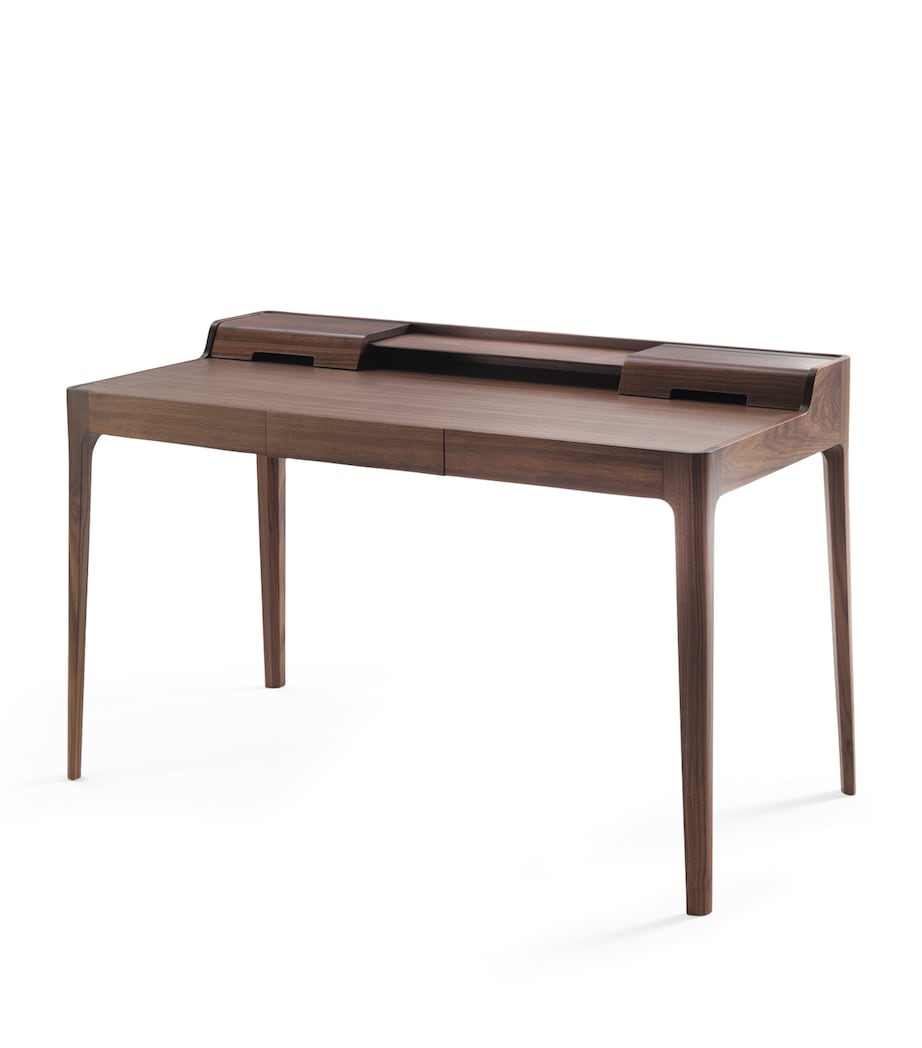Porada Saffo Walnut Desk, imported from the UK