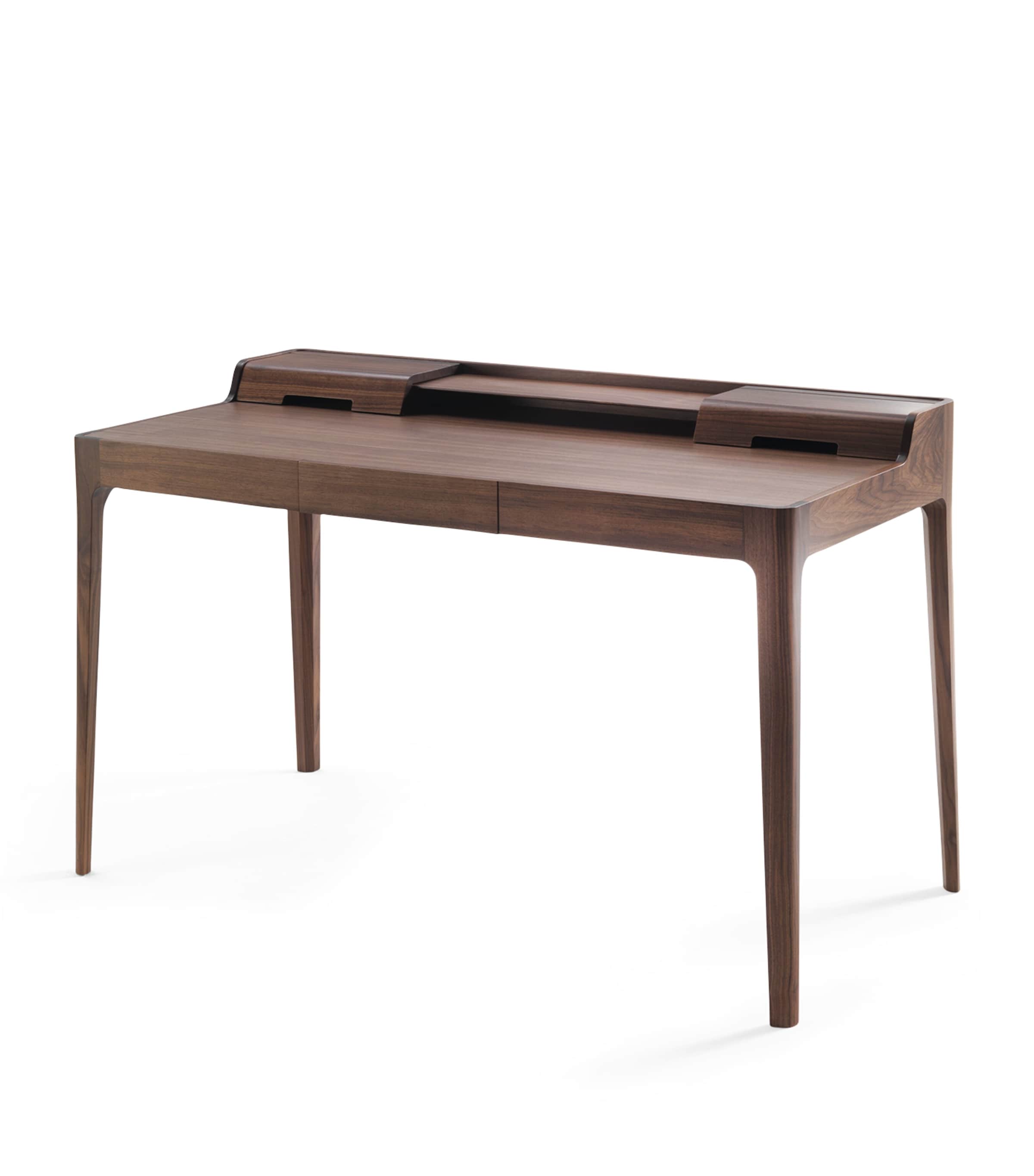 Porada Walnut Saffo Writing Desk, imported from the UK